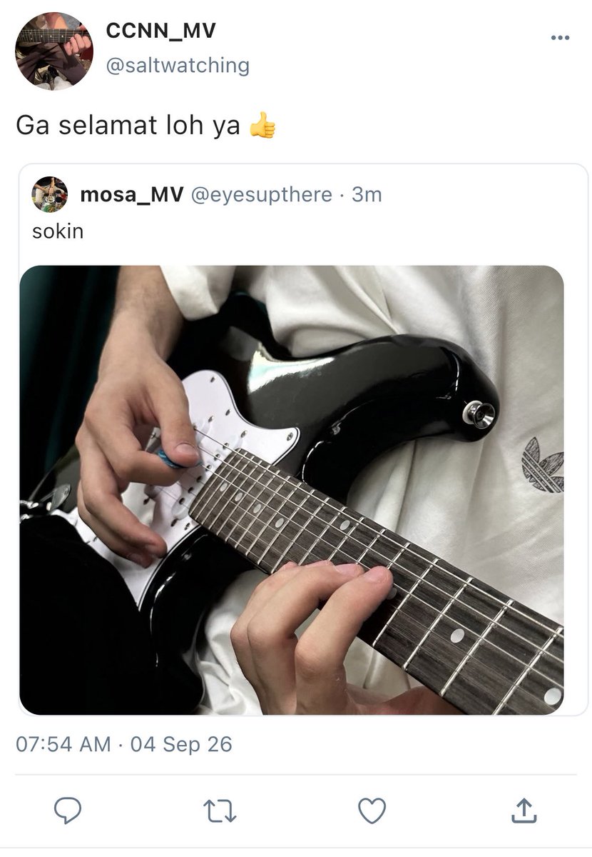 arhi1016029's tweet photo. Ruang band.
— one tweet #EyeSalt au

CONTAINS : BL , MLM

[ #WrittenInTheMagniVerse ] https://t.co/DY2qeaILGK