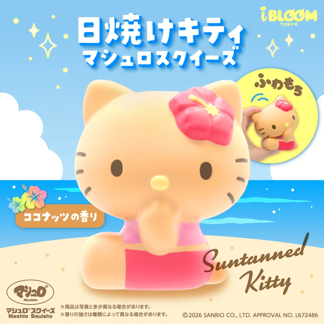 heyco公式アカウント01 ハローキテイ 日焼け 夏休み海バージョン 2種 heyco公式アカウント01 ハローキテイ 日焼け 夏休み海バージョン 2種