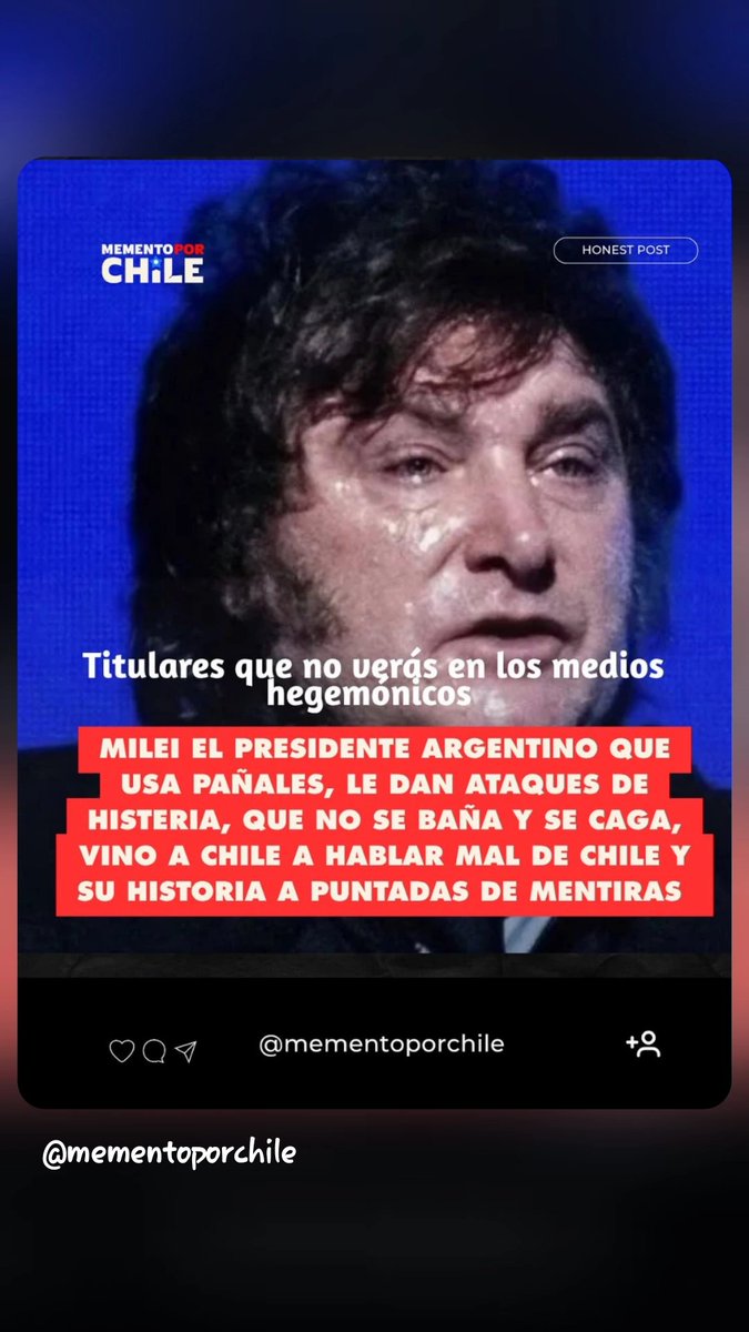 _Towandaa's tweet photo. @biobio @JMilei no le llegas ni a la zuela de los zapatos a nuestro presidente Allende.
Y si tener sentido social es ser zurdo mugroso, lo soy con orgullo. Lo más lejos de la mierda qué son Uds. es el lugar donde quiero estar.
#UltraderechaMiserable #ForoDeMadrid #ForoDeFacistas https://t.co/IyTDQq70TT