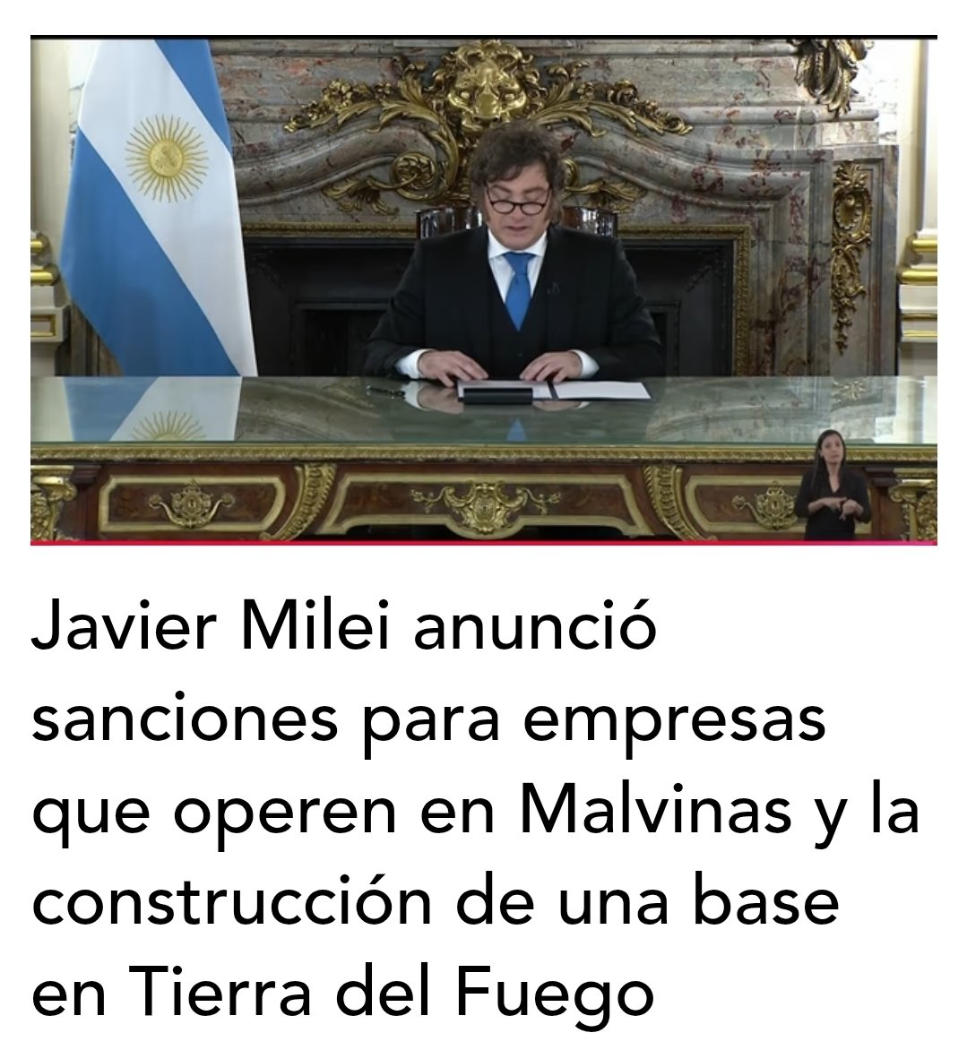 RicBenedetti's tweet photo. Cadena Nacional: puro humo y una ley vieja.

El paquete de Milei contra las petroleras por Malvinas no crea ninguna herramienta nueva: usa la Ley 26.659, sancionada por Cristina Kirchner en 2011 y reformada en 2013. Ya se aplicó entre 2012-15 y 2021-22.

Sirvió para sancionar empresas acá y disuadir a grandes petroleras por el riesgo de perder negocios en Vaca Muerta. Pero no frena Sea Lion ni cambia el control británico de las islas.

En criollo: endurecer una ley que ya existía.

Malvinas nunca pareció ser una prioridad para Milei. Ahora, justo cuando vuelve a encenderse la ola nacionalista por la bandera que desplegó la Selección contra Inglaterra y por la presión de Trump a los ingleses para que aumenten su aporte a la OTAN, el Gobierno se sube a esa ola.

Más que una ofensiva nueva, huele a oportunismo político.