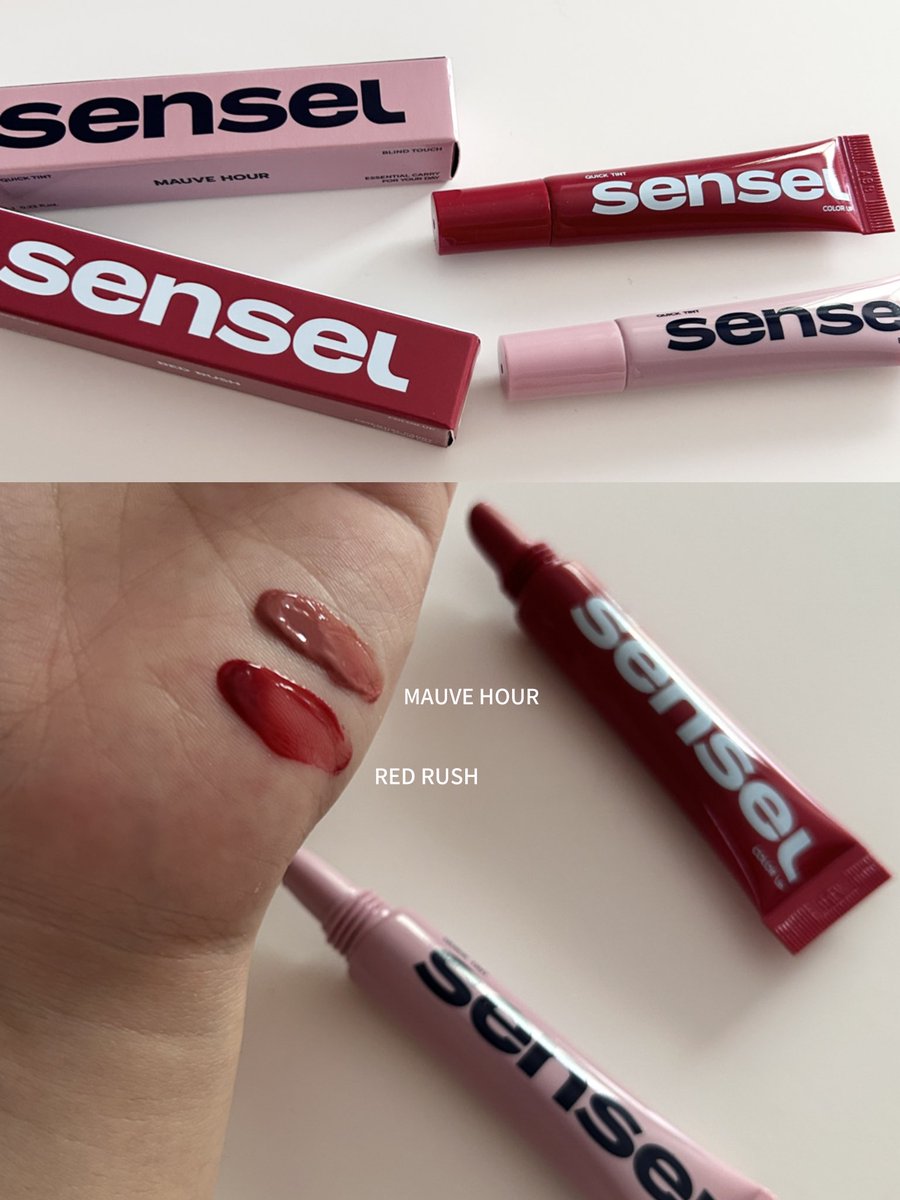 by_yuyon's tweet photo. #pr

@sensel_beauty 

SENSEL QUICK TINT
・blind touch 
− MAUVE HOUR
・color up
− RED RUSH

少し出すだけでするする伸びるし、
色持ちもよくて上品に仕上げてくれる✨

”忙しい毎日でも鏡を見なくても綺麗に仕上がる“

#センセル　#クイックビューティー　
#sensel  #クイックティント https://t.co/aw5bD1Ybw0