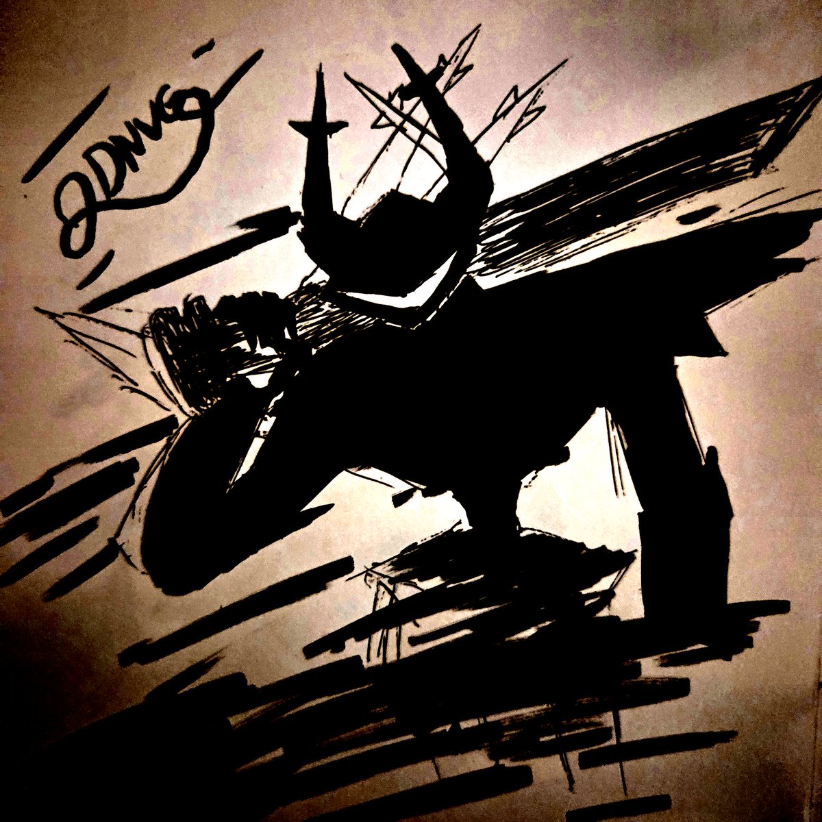 J_D_N_V_G's tweet photo. New gel &amp; brush pens just dropped (:
#Deltarune #RoaringKnight https://t.co/yqCeb2u3yk