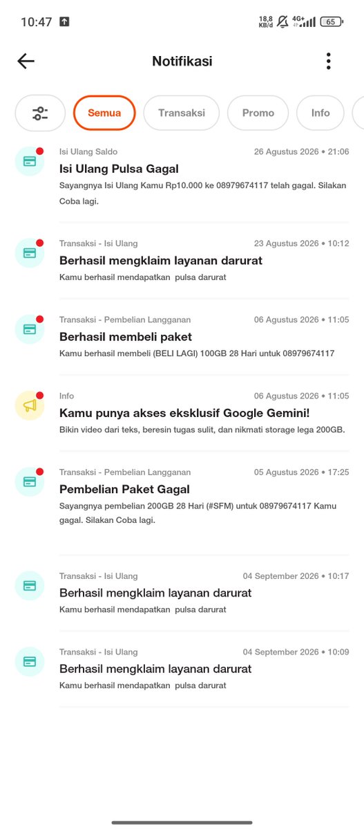 joon_jiyaa's tweet photo. @3CareIndonesia 
Ini gimana ya, klaim pulsa 21000 tapi pulsa ngga masuk sedangkan saat klaim layanan darurat kuota langsung masuk sedangkan tagihan menumpuk menjadi 40000 padahal pulsa tidak masuk 
Yang masuk cuma kuota yang jika dibayar kembali saat mengisi pulsa ±14000 https://t.co/HqkFjwUMdZ