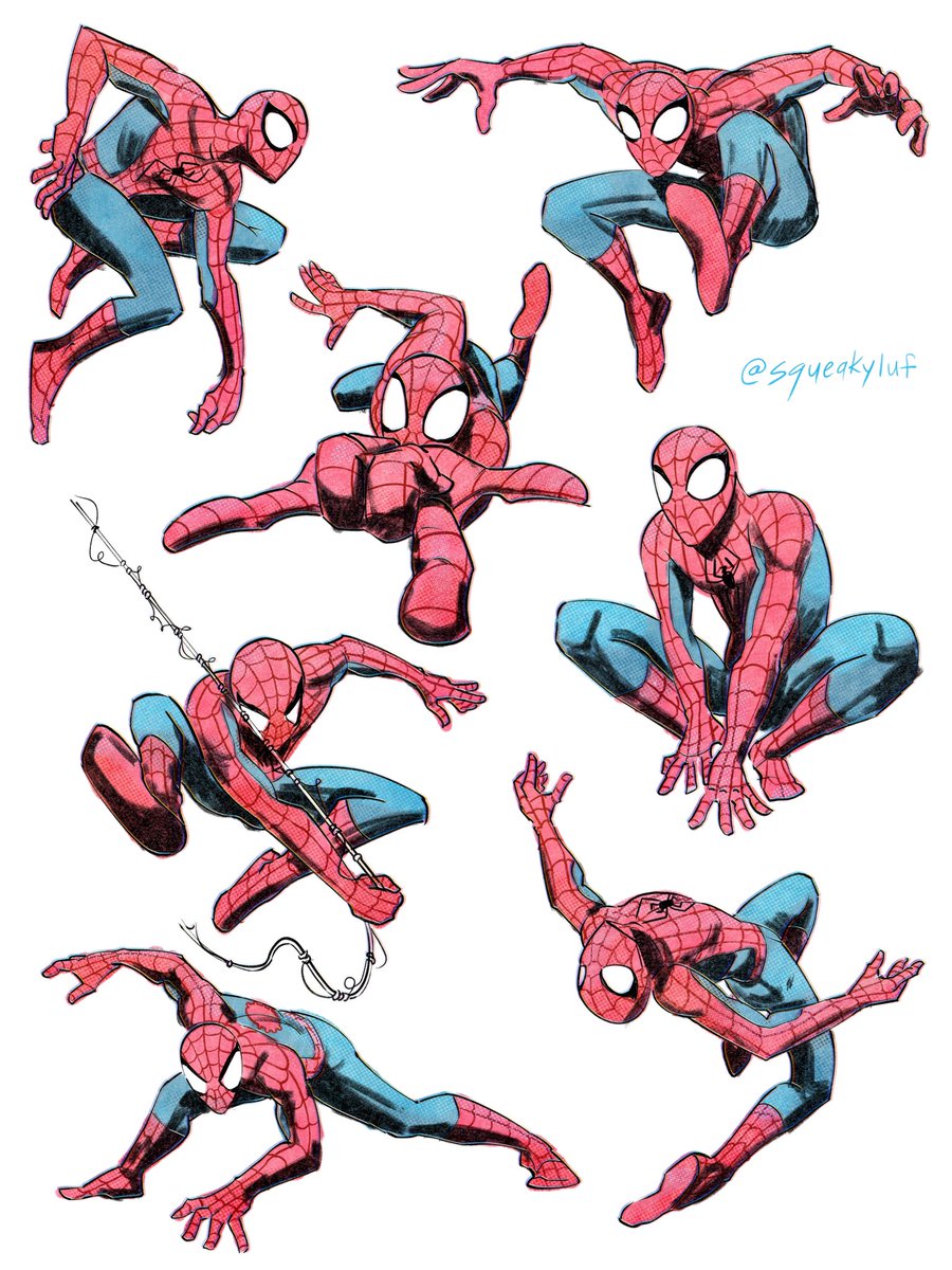 squeakyluf's tweet photo. Spider-Man doodles https://t.co/zU4dx0nCl4