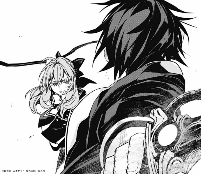 owarino_seraph's tweet photo. ＼✨最新話✨ ／
『終わりのセラフ』が表紙のジャンプSQ.10月号  好評発売中！
最新話掲載しています！

譲れない想いを懸けて――

第百五十九話「恋するオトメ」
是非、本誌でお楽しみください！
#SeraphoftheEnd https://t.co/scLgvAjOD2