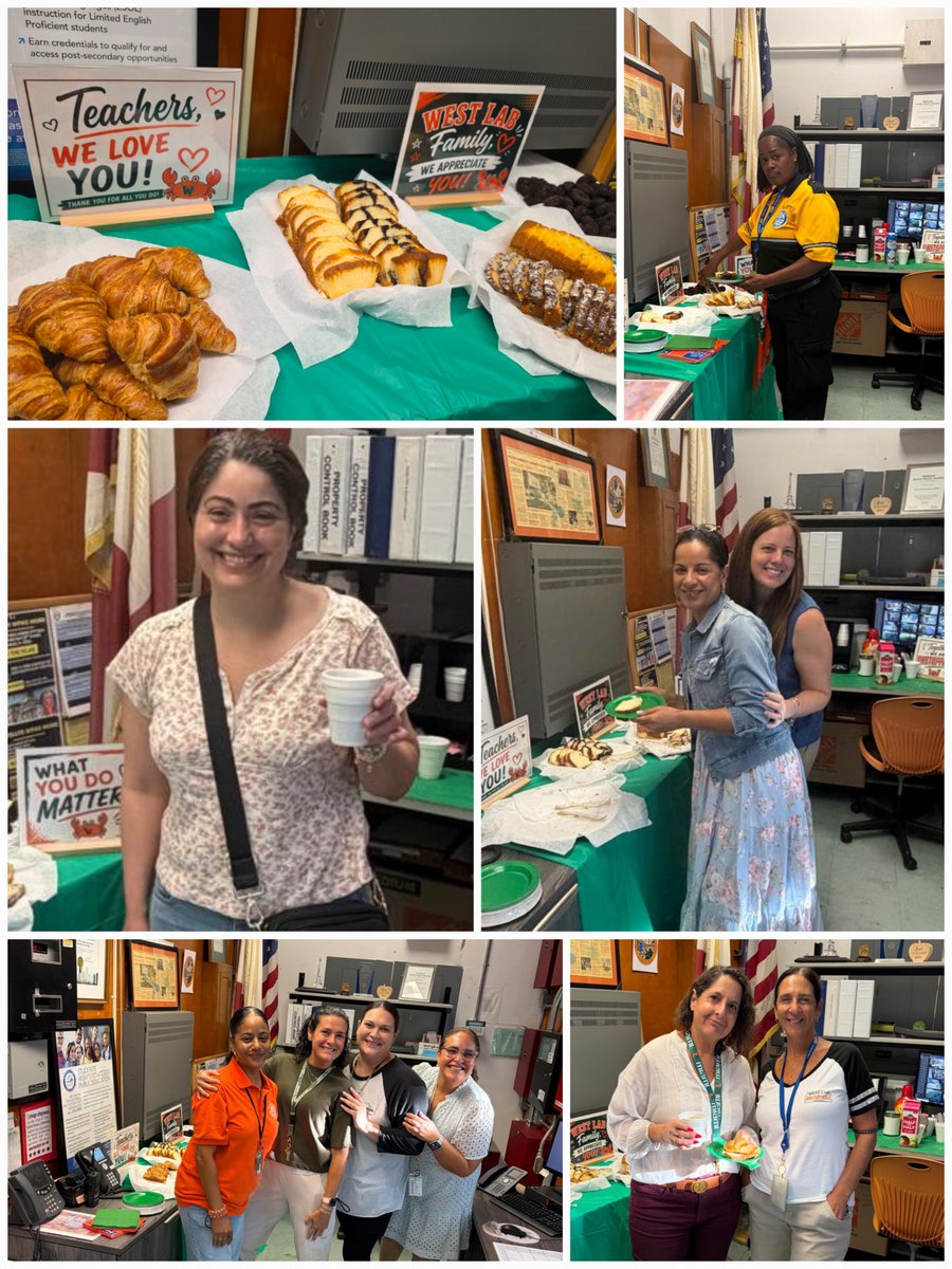 westlabschool's tweet photo. Our amazing teachers &amp; staff were treated to a surprise coffee break filled with sweet treats &amp; lots of appreciation! It was a small way to say THANK YOU to the incredible people who show up every day, give their all &amp; make West Lab a special place for our students &amp; families. https://t.co/HUsfw9TwZP