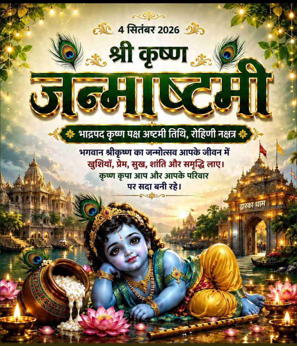 Akd21072Kumar's tweet photo. सुप्रभात 🙏🌹
जय कन्हैया लाल की 🙏🌹 https://t.co/k0pxQDJFYY