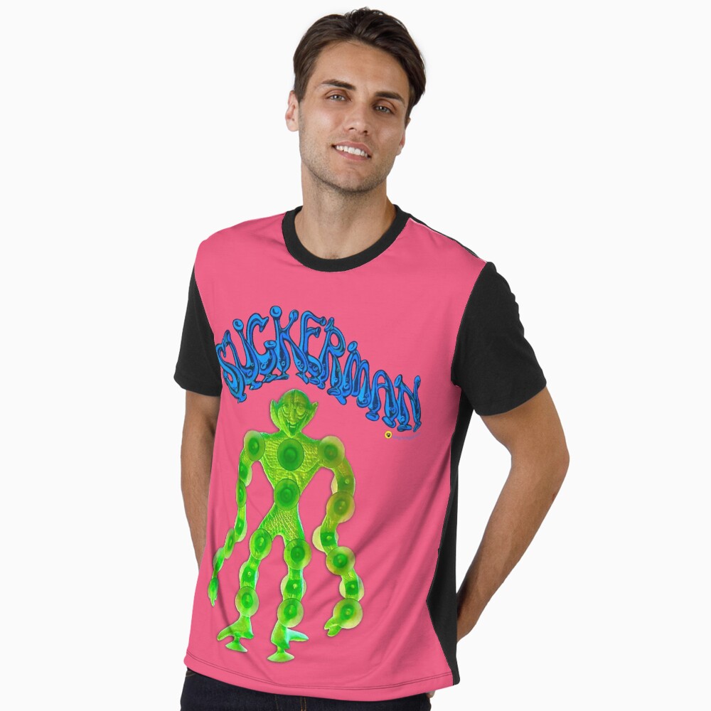 FugginTeez's tweet photo. Our NEW Suckerman Design - He Sticks To Most Surfaces, Smooth and Slick! @ https://t.co/KYF4gjKrmI #Suckerman #Seventies #tshirts #homedecor #vintage #GenX #Toys #ActionFigures #collectibles #BackToSchoolSeason https://t.co/ihAtnKrWvK