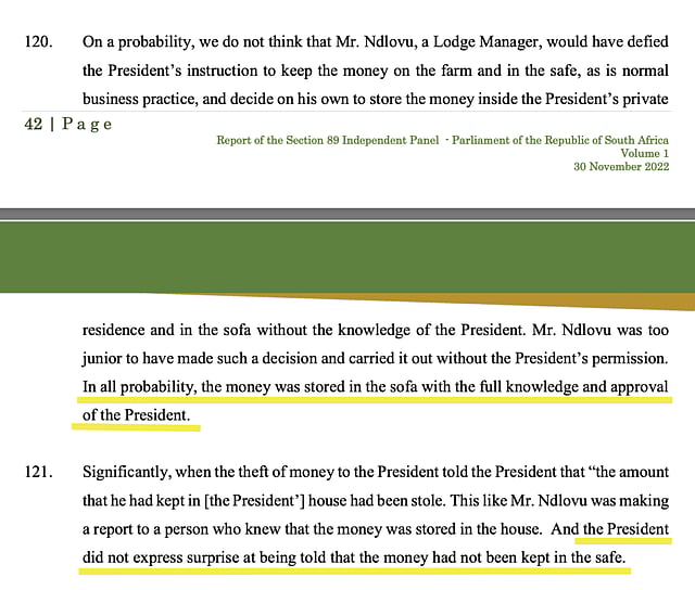 davemtshali1's tweet photo. The President knew there were dollars kept in the farm. He advised Mr Ndlovu to keep the money in the house until he was back from his trip. Is that not evidence, which directly links Cyril, the court is looking for? https://t.co/mcmeAdLk0V