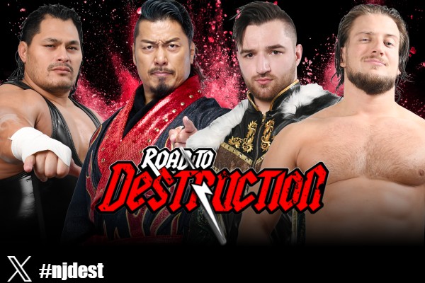 VelvetVoiceWS's tweet photo. It's the start of the Road to Destruction series in @njpwglobal on Sept. 5. Previews to the IWGP Heavyweight Title match in Kobe, the IWGP Junior Heavyweight Title match, AND the return of Jeff Cobb! 🚨

Join us LIVE on @njpwworld (English commentary to come via VOD). 

#njDEST https://t.co/DNXX0gQ14H