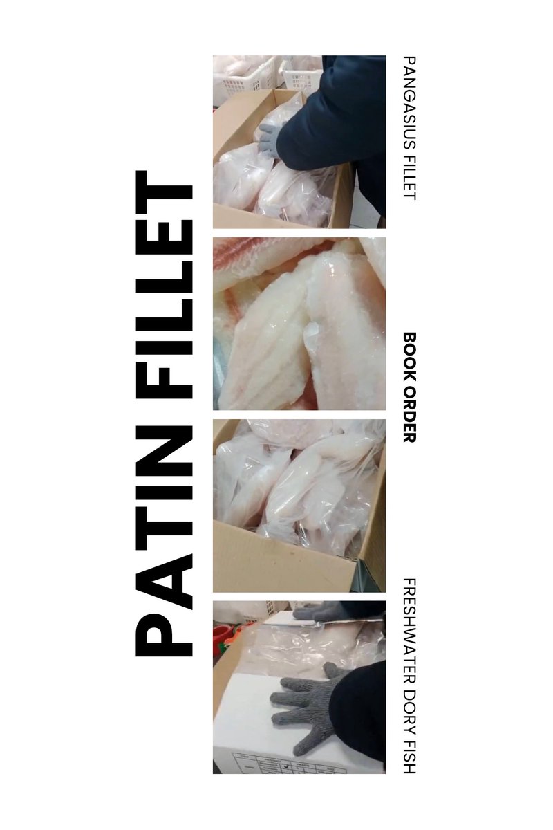 terataisepuluh's tweet photo. Patin - Pangasius Fillet (Fake Dory Freshwater Fish)
β Tender texture & meaty fillets.
β Ingredients: 100% Freshwater Catfish (Patin) / Dory Fillet
β Condition: Frozen (Skinless & Boneless)
β Net Weight: 1 kg (Glazing 10% β 40%)
#fish #fishfarm #fishfillet #fillet https://t.co/UJo496cYUu