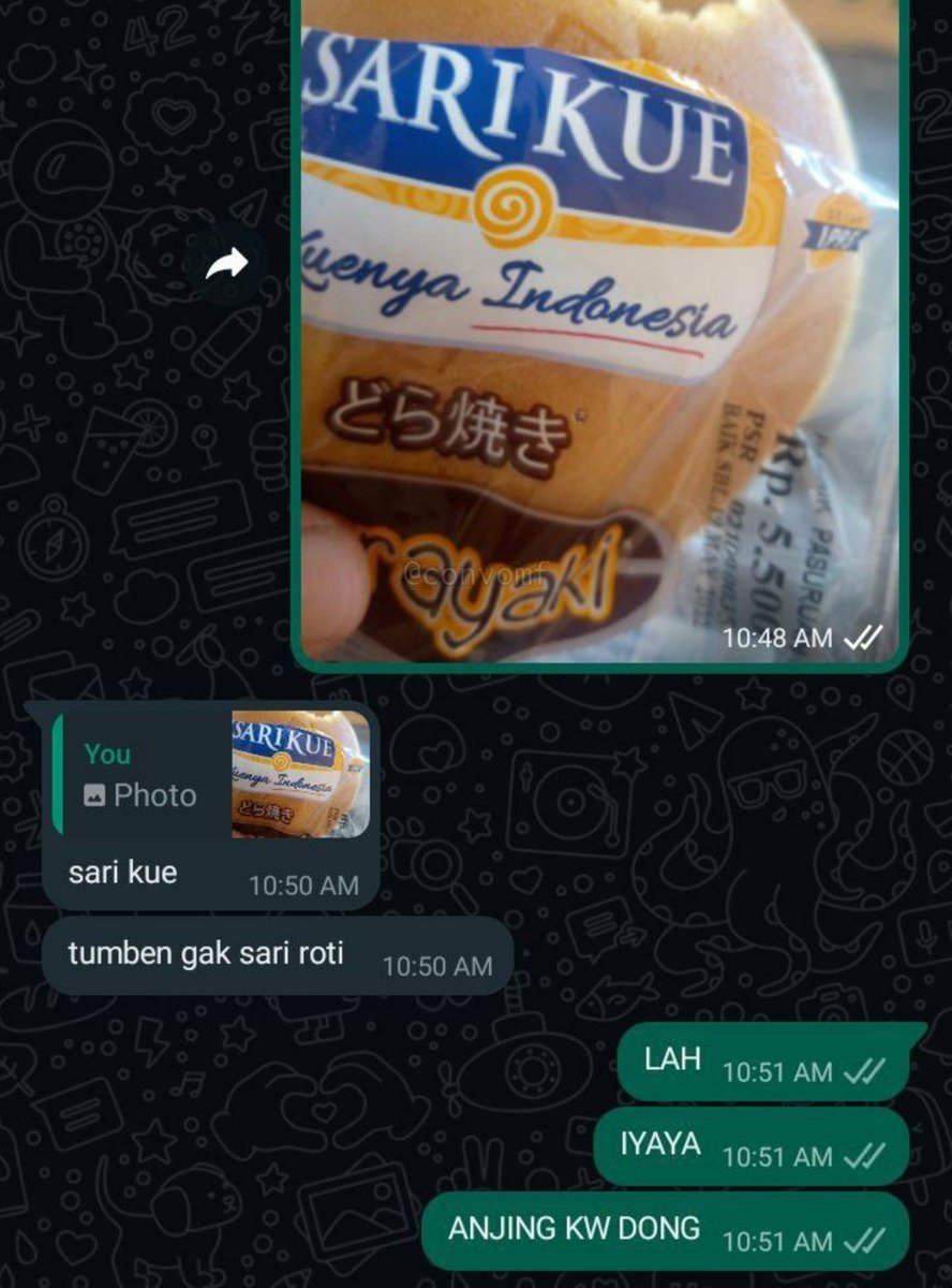 dellunera's tweet photo. BARU TAU DA ROTI KW 😭 https://t.co/cu70YCFTvL