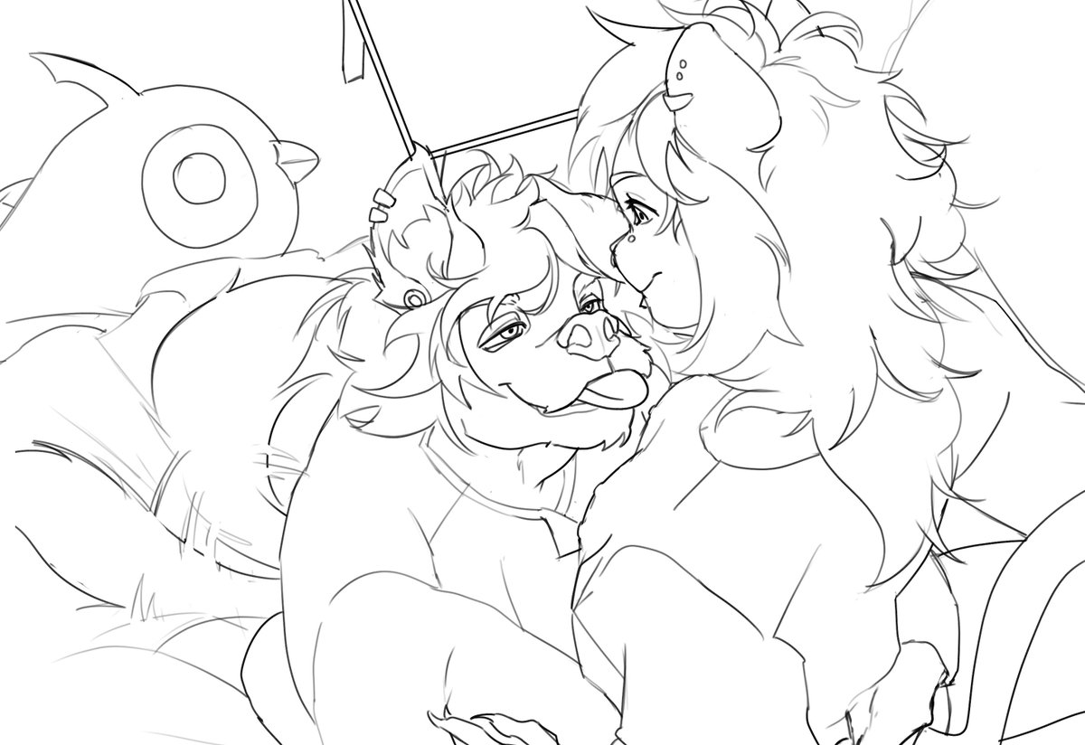medleyuy's tweet photo. Sketch :33 #furryartㅤㅤㅤ #commissionㅤ https://t.co/ygtNm1URln