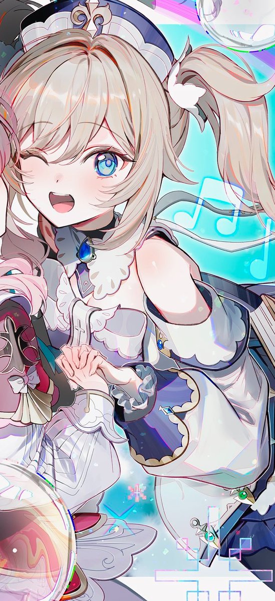 gingatrain814's tweet photo. 🌈🫧🦄Hyacine × Barbara
#原神 #崩壊スターレイル https://t.co/3swPuyYAzq