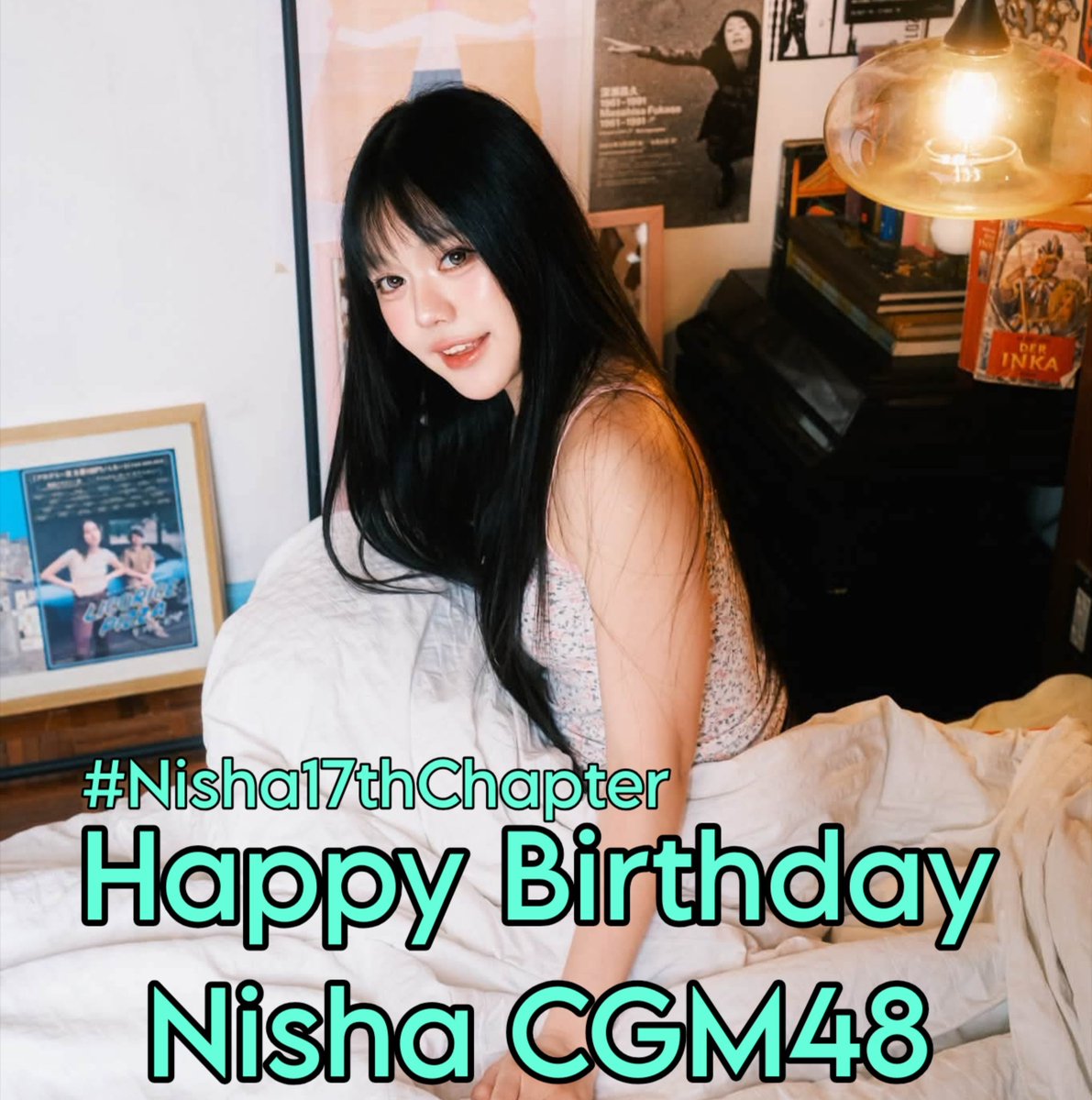 Tualek48NW's tweet photo. Happy Birthday to Nisha CGM48 
ของให้น้องนิชา มีความสุข สุขภาพแข็งแรงนะครับ เป็นกำลังใจให้เสมอนะ 💚🎂
#Nisha17thChapter
#NishaCGM48 https://t.co/k8898sNfy5