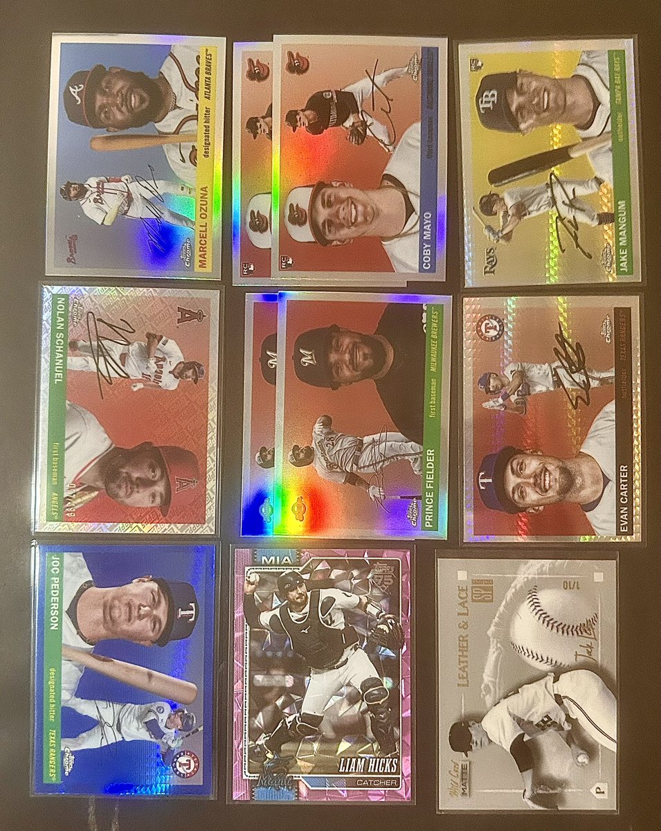 TommysHobbyChnl's tweet photo. #THCStackSale01 Night 6
Post 7

Baseball- $1 each

PWE 1-4 cards $1.50
BMWT $6
Orders over $75 ship free!
International shipping would be at cost

PayPal and Venmo accepted!

Retweets appreciated 😁
#THCStackSaleBaseball https://t.co/NHt6SjxZDX