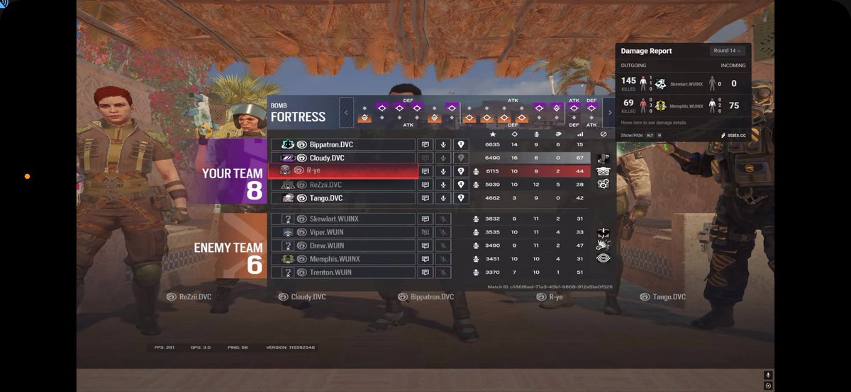 DivineCorpesp's tweet photo. Got a little scary on map 1, brought it back map 2. GG’s to Wuin Academy, can’t wait for @RiotXLeague Upper Bracket Finals!

@RZzii91662 
@Bippinese 
@CloudyR6_ 
@RyvilsFPS 
@Tango_SZN https://t.co/rZwhal8HF9