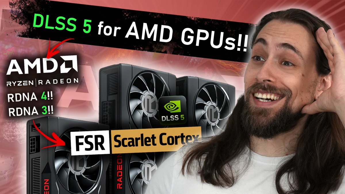 AncientGameplay's tweet photo. I never thought I would see the day AMD cards would be able to run ANYTHING inside the DLSS kit...

https://t.co/pdj3DuA1yA https://t.co/d2B6ZaYuPJ