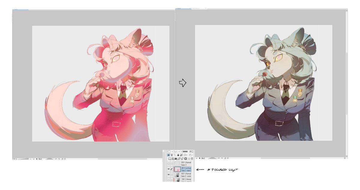 cc_rua485xl's tweet photo. 4. Gradient mapping for a wider range of colors. https://t.co/fPmBArCQtJ