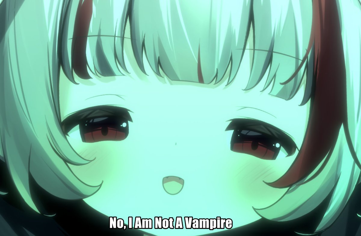 BlossomedAlice's tweet photo. I learned how to convince humans that I'm not a vampire, because this seems to be a common misconception. https://t.co/fP0OESax0T