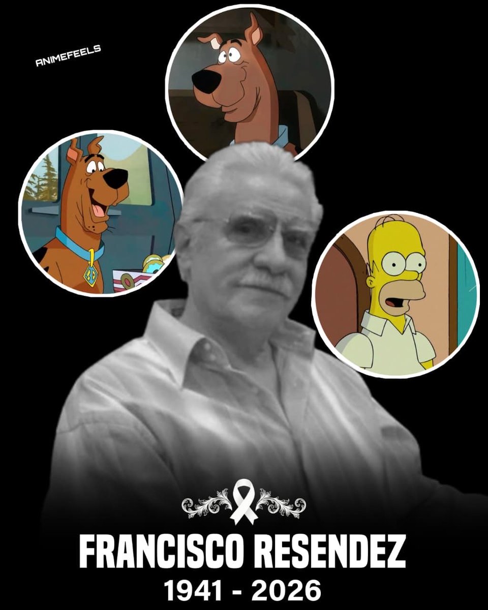 animefeelsx_'s tweet photo. Again, we lost another legend today... 🥹

Veteran Voice Actor Francisco Reséndez has passed away at the age of 85.

Known to generations of fans, Reséndez was the Latin American Spanish voice of Scooby-Doo, Mario in Donkey Kong, Dot Pyxis in Attack on Titan, Makarov Dreyar in Fairy Tail, and Ord in Dragon Tales.

He was also the dubbing director for the early seasons of The Simpsons, helping bring the series to Latin American audiences.

His decades of work helped shape Latin American Spanish dubbing and left a lasting impression on generations of fans.

Rest in peace, Francisco Reséndez. 🕊️