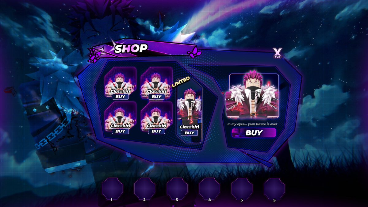 F1E777's tweet photo. ✧ | SHOP ANIME UI DESIGN 🔥🔥
 
Discord: F1E7

If you want to see more UI designs:https://t.co/W0yokEfkVg 

#Robloxart #RobloxUI #Roblox #Robloxdev #UI #robloxfanart https://t.co/YhLHcdnW0U