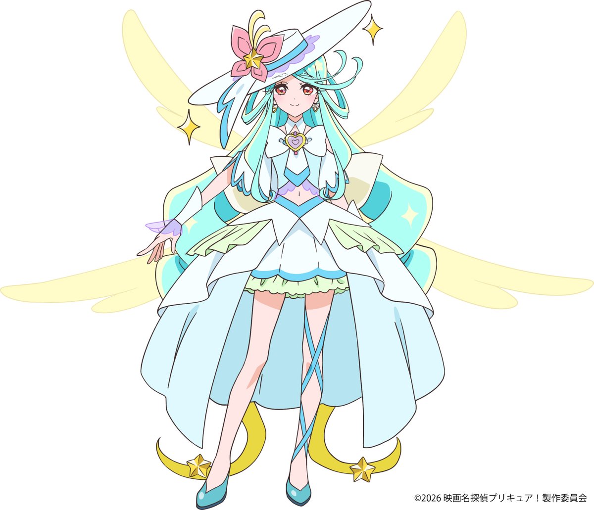 oricon_anime_'s tweet photo. 『名探偵プリキュア』映画限定の姿
"フューチャーフォーム"全員分公開
⠀
すでに公開されていたアンサーに続き
4人が新たな装いで集合／最新予告映像
https://t.co/4w5NDMDkcg
⠀
デザイン・宮本絵美子氏
"軽やかに一歩踏み出す"ということを表現するため、強化フォームではあるがあえて引き算のすっきりとしたデザインに。