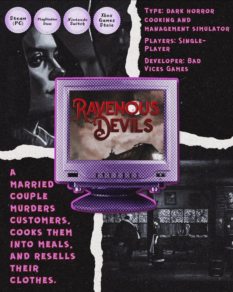 fellowintrovert's tweet photo. Spooky season is officially here, which means it’s time to pick your poison 🎮

Project Zomboid will humble you immediately, Ravenous Devils is basically Sweeney Todd the simulator, and Graveyard Keeper is like dark Stardew Valley. 

#IndieGames #ProjectZomboid #GraveyardKeeper https://t.co/A0z5qjGAfc