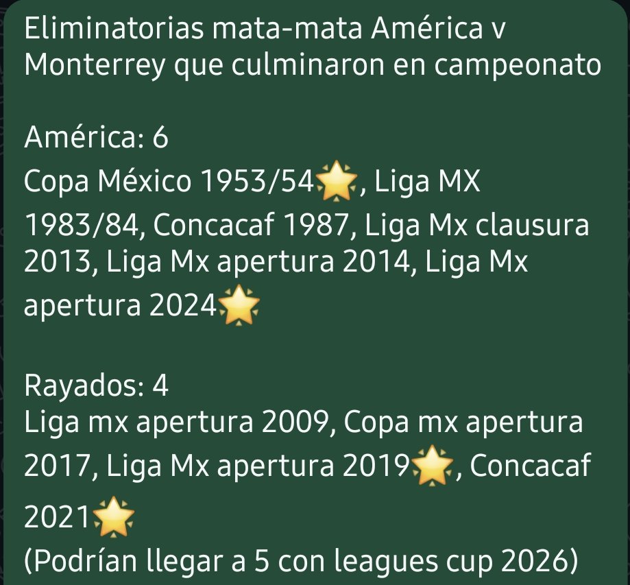 KerryCopitztfv's tweet photo. @javierehdz @ClubAmerica 2 a 2 en finales
6 a 4/5 campeonatos implicados https://t.co/CwaEkqtUHy
