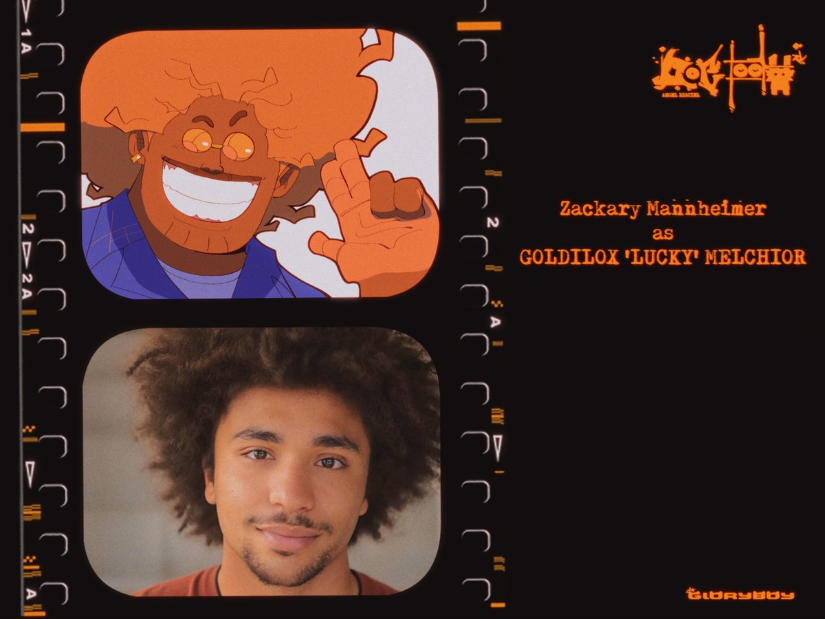 zsaciel's tweet photo. 🌟CAST ANNOUNCEMENT🌟

Today's cast reveals are centered around our OG cast! You can hear them in Episode 0 and of course the pilot!

Lucky, a world traveler and always hungry for wonder, is voiced by @mrmild_va!

I think it's fair to say Lucky has the best hair of everyone. https://t.co/NNIsYCDqcM