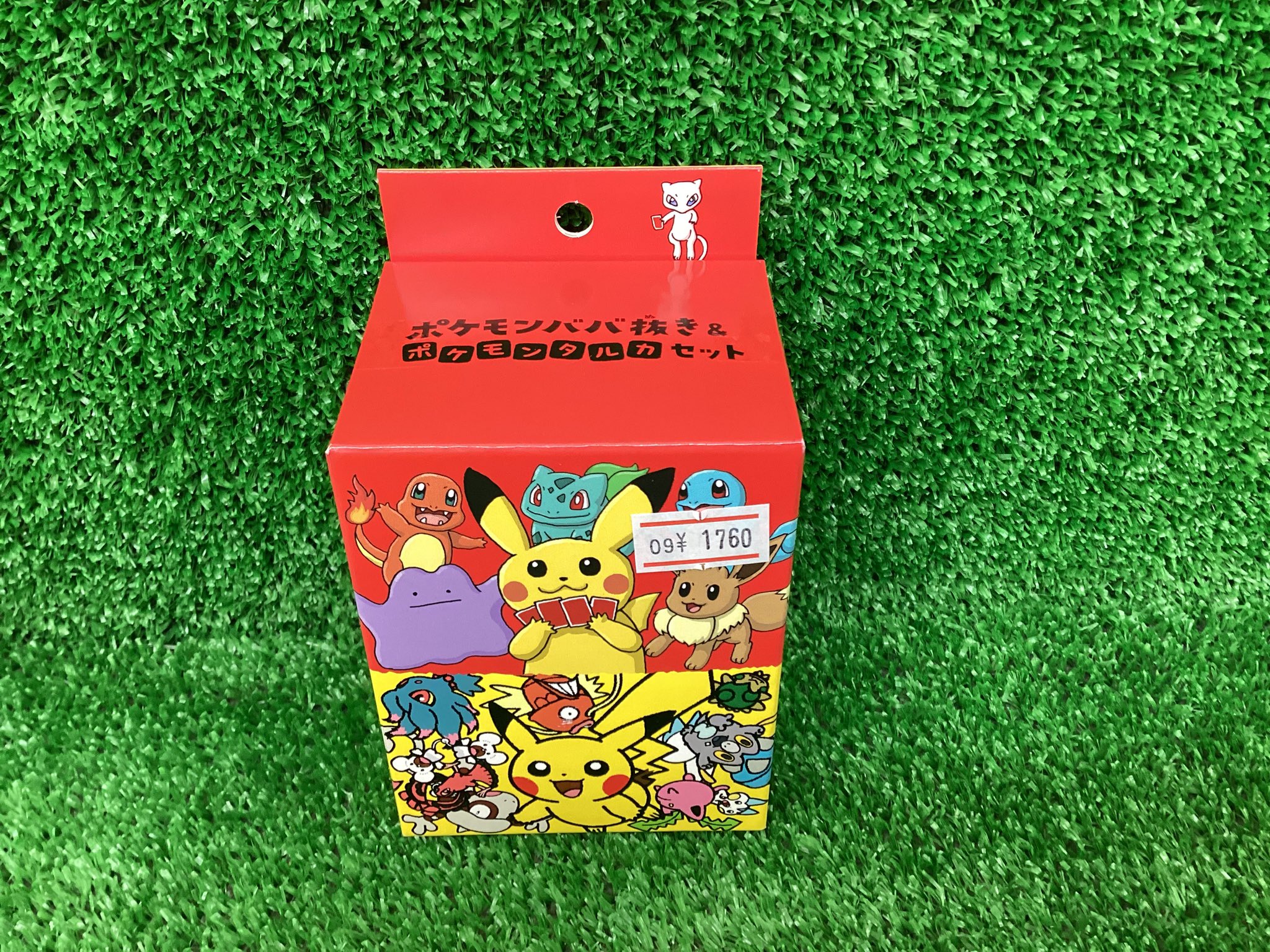 ポケモンババ抜き＆ポケモンタルカセット 赤 6個 カードを引くときは