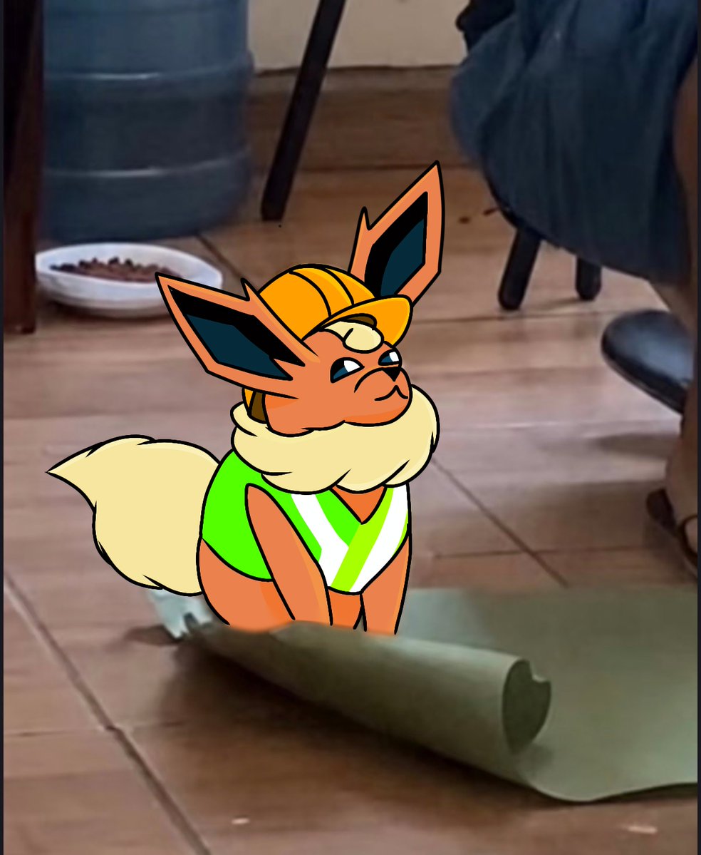 DibujosFenix's tweet photo. Arquitecto certificado créame 

#flareon #art #Pokémon https://t.co/ha9t6VGsna