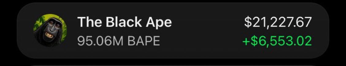 SOL_MASTER01's tweet photo. $BAPE Is skyrocketing printing massively on my Alpha telegram group

If you’re in my  tg group your copy trade would have been on same profit as I am.

Ca: FCtBQkhEotgvzHXABha2sdmgkv7C2YLkvmyMQK2Ypump https://t.co/qDGcHO6pFE