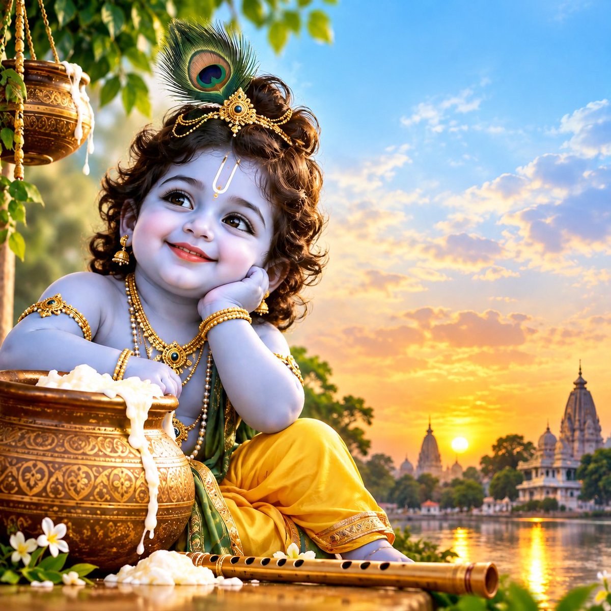 DavidNongthomb3's tweet photo. Happy Janmashtami! 
May the divine blessings of Lord Krishna fill your home with love, joy, peace, and prosperity. 
Jai Shri Krishna! https://t.co/IL3znrZ5vE