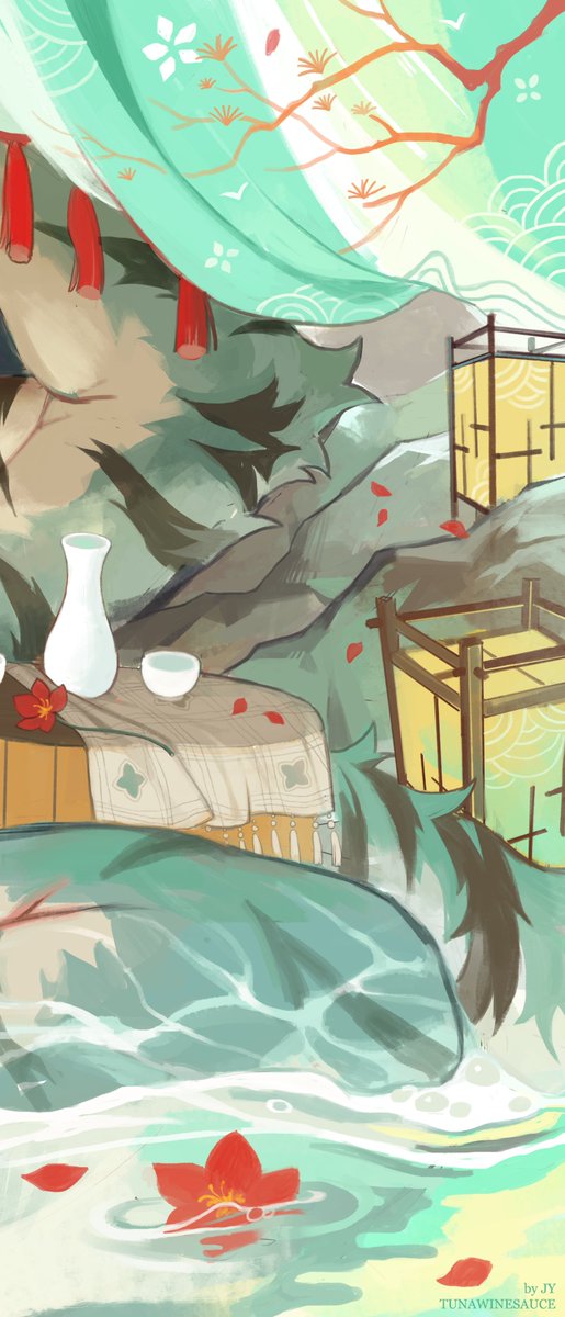 tunawinesauce's tweet photo. commission for @meowickz https://t.co/8mQefcrIHL