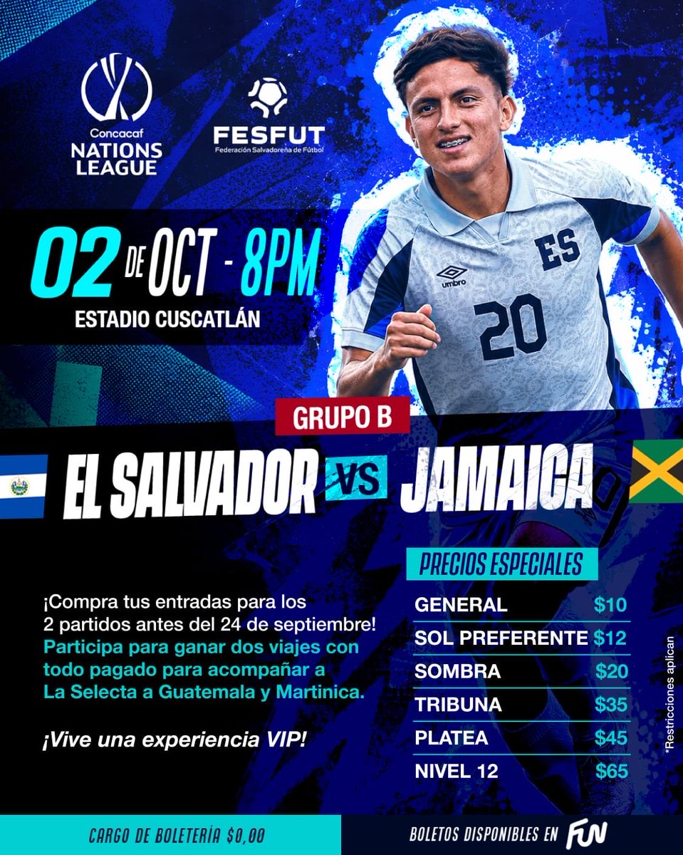 martinezchino's tweet photo. Ya están disponibles las entradas para los partidos de la Selecta en Liga de Naciones ante Martinica y Jamaica. La novedad: si se compra para los dos juegos, puede ganarse un viaje para acompañar al equipo a Guate y Martinica. https://t.co/n7UYMaS4KN