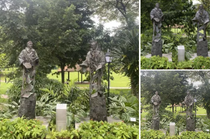 Ray_mond_Lee's tweet photo. @RebeccaYChan @MarcYong1 Singapore’s third public statue of Raffles (colonial governor/opium trader) was unveiled on May 21, 2024! Freaking colonial Sings and compradors just love their colonial masters. Not better than Indian elites who are still trying to this day to be "English gentlemen"! Hopeless! https://t.co/TwCcks3NrM