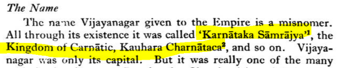 NamHistory's tweet photo. ಸಾಮ್ರಾಜ್ಯದ ಹೆಸರು "ಕರ್ನಾಟಕ ಸಾಮ್ರಾಜ್ಯ" 
ವಿಜಯನಗರ ಅದರ ನೆಲೆವೀಡು
ಸೆಲೆ :- 
The History Of The Vijayanagar Empire (Beginnings and Expansion) 
https://t.co/qpovryD2IZ https://t.co/elpTJ8YXD9