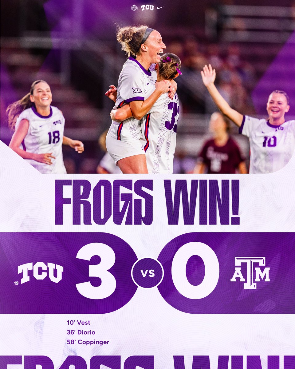 TCUSoccer's tweet photo. Get ‘em, got ‘em, good 👍 

#GoFrogs | #FrogSide https://t.co/JTtfKCNqs8
