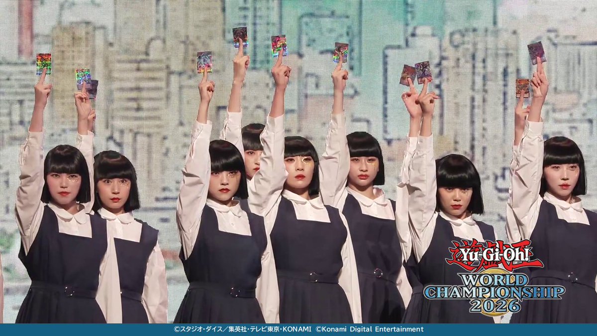 YuGiOh_OCG_INFO's tweet photo. ◤Yu-Gi-Oh! WORLD CHAMPIONSHIP 2026◢

アバンギャルディ
スペシャルパフォーマンス（Special Edit Ver.）公開❗️

🎦YouTube
https://t.co/0yBRwC7R9v

#遊戯王WCS2026 の開幕を彩った
アバンギャルディ(@avantgardey_ )による圧巻のパフォーマンスを再編集したスペシャル版としてお届けします！
ぜひご堪能ください！