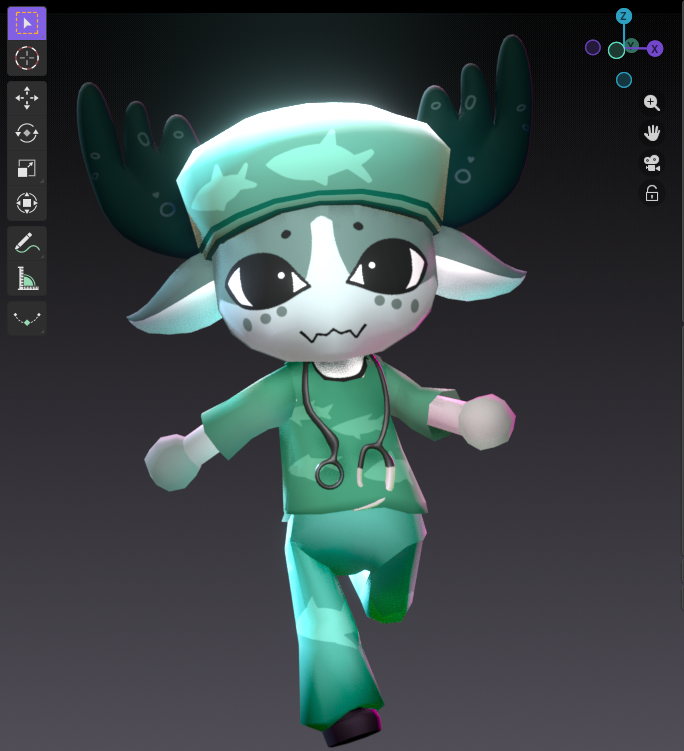 SvTmy3D's tweet photo. Sturgeon Surgeon Skin Concept 🐟🩹
I rlly want this skin in the game ugh.. 💔
#animalhospitalroblox #animalhospital https://t.co/9EQ7bDq9re