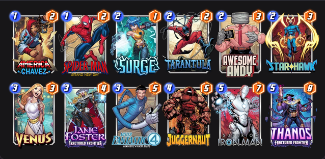HxGx_'s tweet photo. These are the decks I plan to use this weekend to complete the Red Onslaught and Superior Iron Man missions.

Credits to Scosco from 4L, Den from MSZ, YooWoody and Unhlpfulyoda.

#MarvelSnap @SnapDecks https://t.co/gZrtbRx8Jj