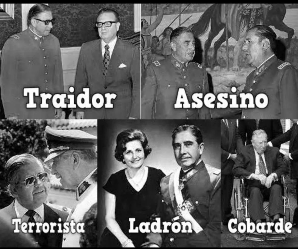 AstarothHatred's tweet photo. La figura de Salvador Allende es UNIVERSAL , su vida y obra es estudiada en las universidades más importantes del mundo.

Milei y Kast sólo serán recordados por sus malos gobiernos empobrecedores y favorecer a la clase acomodada.

Y Pinochet fue un Asesino Cobarde y Ladrón https://t.co/5ELTcRpJc3