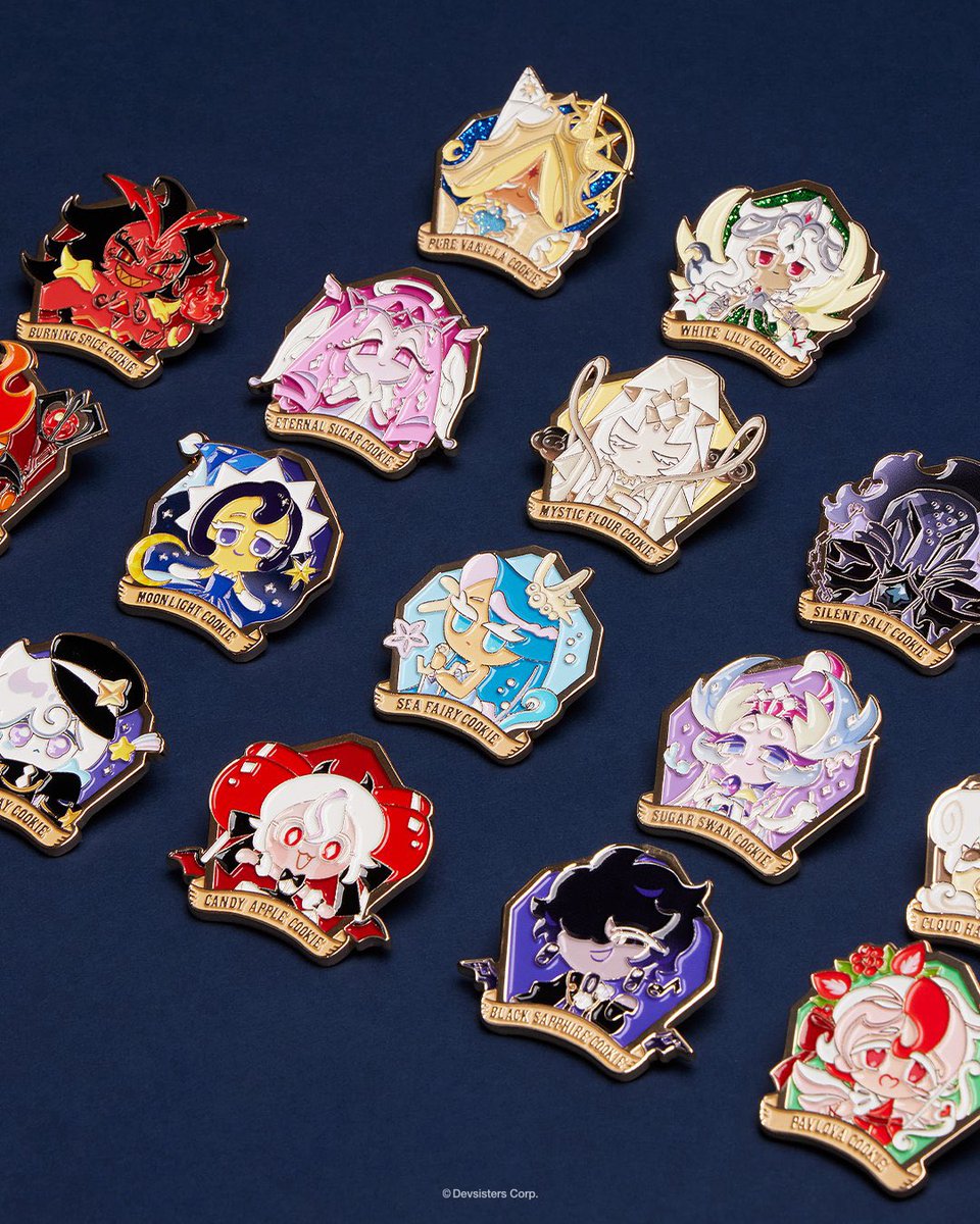 pampreshop's tweet photo. Meet the brand-new #CookieRun Collectible Metal Pin Badges

พรีออเดอร์ 10/9/69 เวลา 9 โมงไทย
น่าจะมีขายทั้งแบบสุ่มและยกกล่องนะคะ https://t.co/31KCD1iUTm