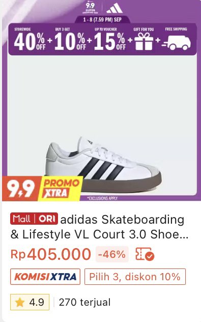 ccappucno's tweet photo. pagiii guys udah sarapan belum?

aku nemu jackpot nih❣️ ADIDAS OFFICIAL STORE lagi diskon besar besaran sampe sebelum shopee 9.9 looh🤩 https://t.co/cAVBwHXd3A