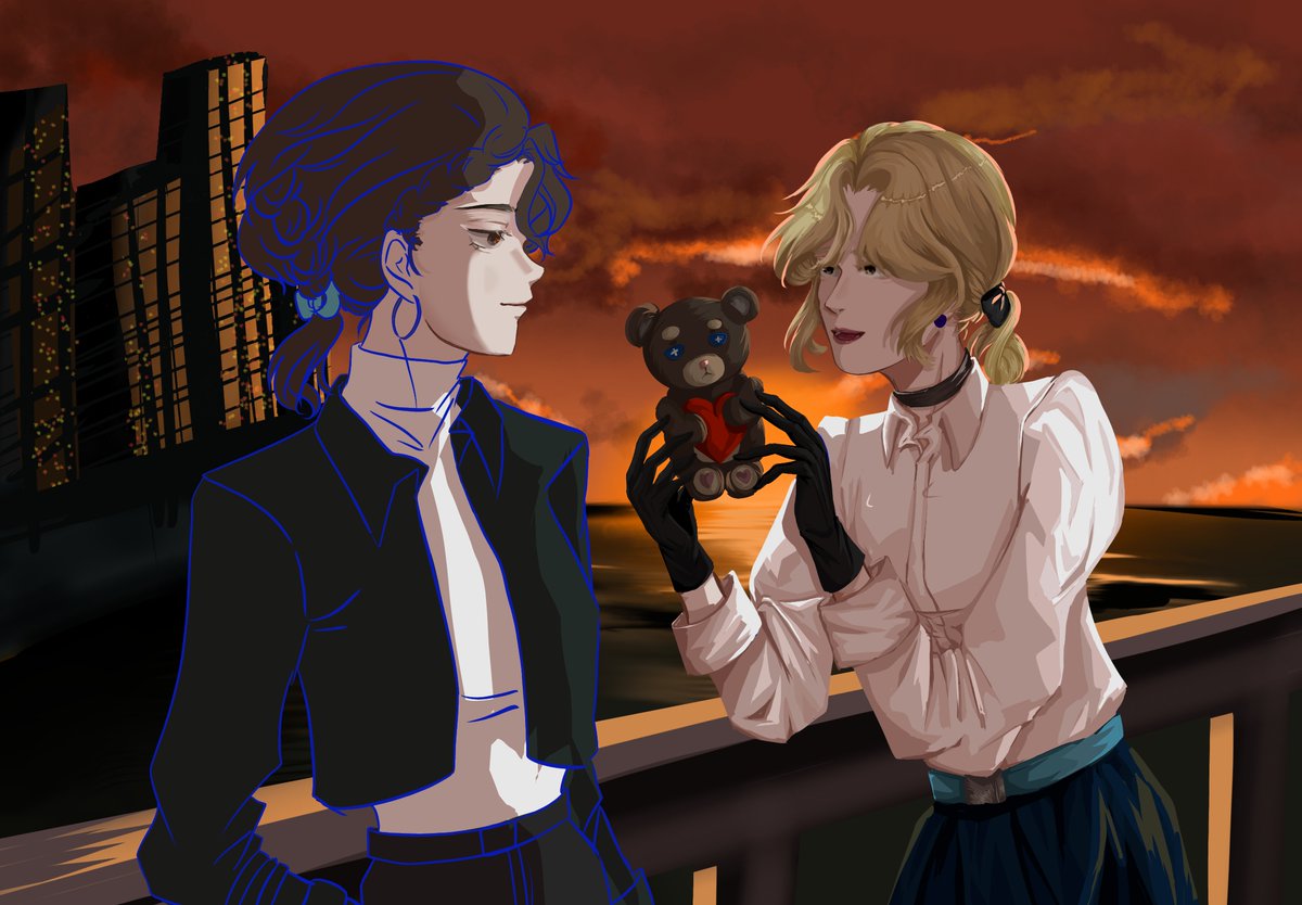 Kader_E1l's tweet photo. Stuff I drew in the past 3 weeks (1 unfinished 3 finished) 

I really dislik the Logic Path skin so hers to hoping NetEase would optimise it.

AND CAKE AESOP AND AMBER JOSEPH IS SO SUITABLE LIKE THEY BOTH HAVE CAKE ON THEIR OUTFITS LIKE??? 

#joscarl #摄殓 #alimelly #昆记 https://t.co/e395fxgrjV