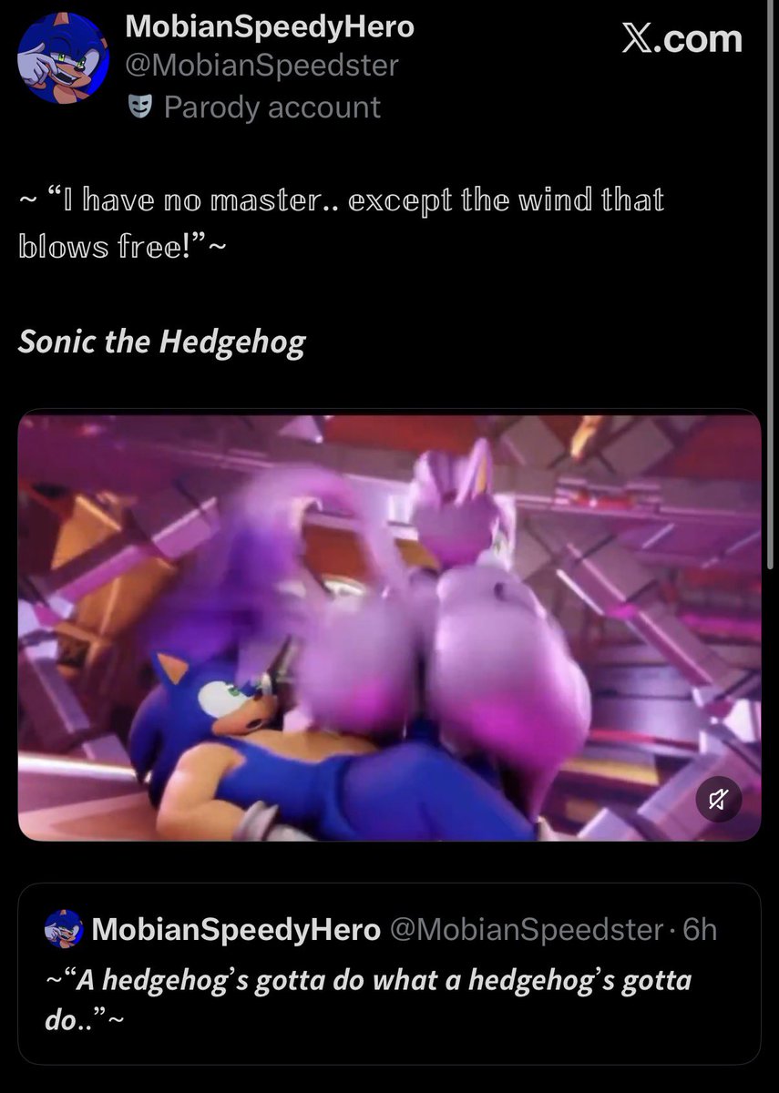 MobianSpeedster's tweet photo. 💙:HOLY I JUST MADE THE ACCOUNT NOT TOO LONG AGO! https://t.co/97qlmJe5PN