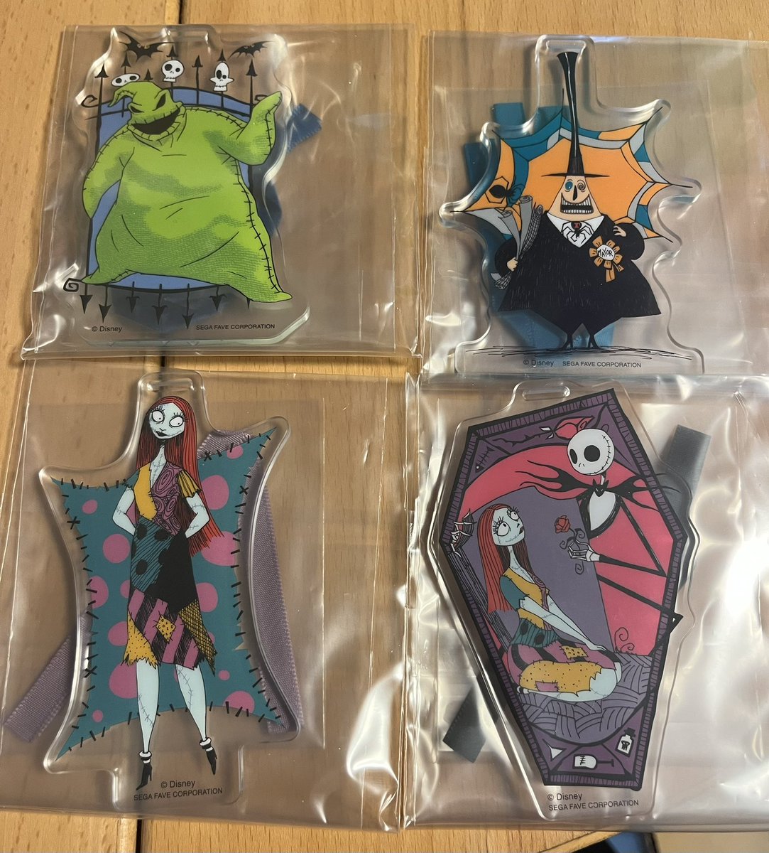 AaaClimaxjump's tweet photo. 【譲渡】セガラッキーくじ　ナイトメア・ビフォア・クリスマス

譲)E賞　リボン付アクリルチャーム各1

求)770円(+送料)

都内手渡しor郵送
郵送の場合は、先払いをお願いいたします。
別ポストのステッカーと纏めての方優先

(ID:AaaClimaxjump) https://t.co/aUTKKSMmVP