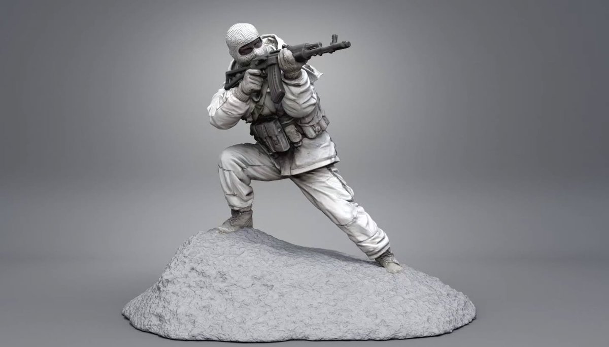 CriminalAlienX's tweet photo. "Arctic Trooper"  I saw some toy soldiers at the store the other day and wanted to make my own. https://t.co/eLoai5xhyR