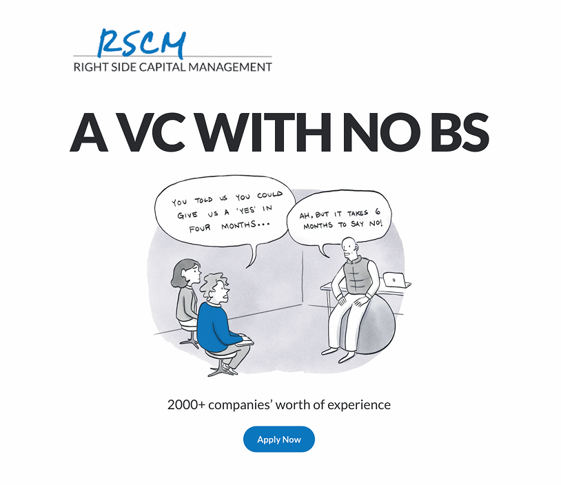 kseniam0s's tweet photo. FUND HIGHLIGHT💸: this fund makes hundreds of small pre-seed bets and lets the math win.

Right Side Capital Management (@RightSideCapVC), founded 2012 in San Francisco. 

Thesis: the pre-seed world most VCs ignore. Write $150K-$300K checks into $150K-$500K rounds, then diversify hard, hundreds of companies per fund.

2,000+ investments since inception. portfolio includes 4 unicorns and 7 IPOs, @Compass and @digitalocean among them.

P.S. Raising a small round and need a data room that doesn't look like everyone else's? Our @ThePageform  agent builds it from your materials → https://t.co/RgOL0J0kt5